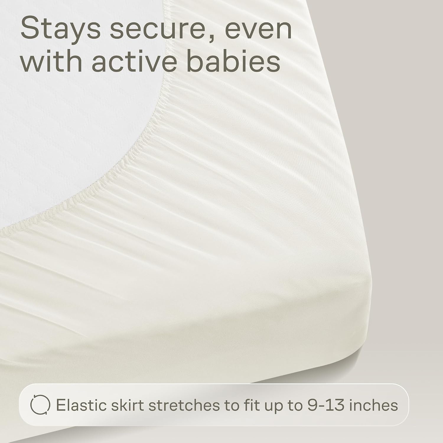 image:imageNiagara Waterproof Mattress Protector Twin 39x75 Cover Deep Pocket Breathable Noiseless 820Inches Bed Smooth Jersey Mattress Pad Cover Fully Ultra Thin PolyesterBeige