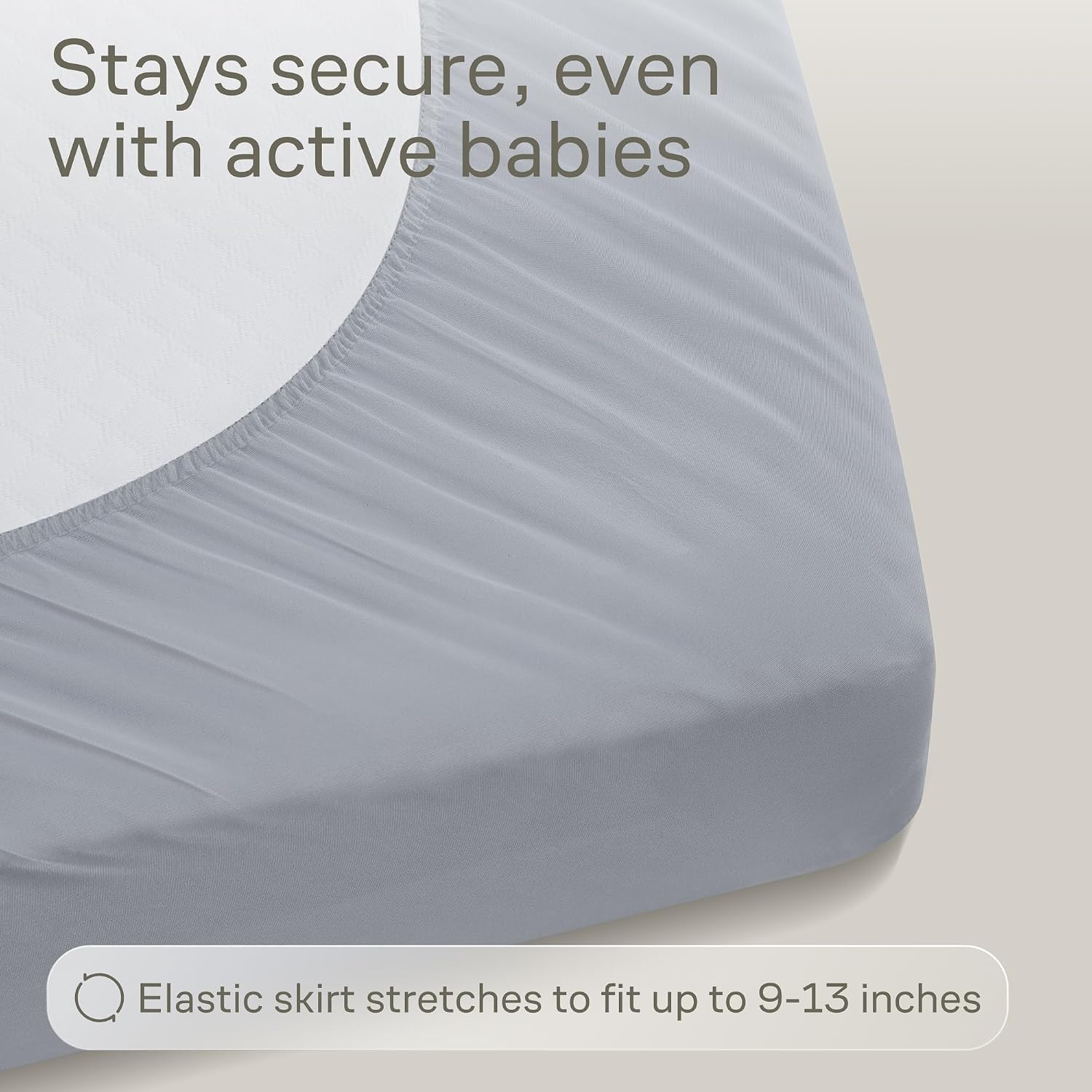 image:imageNiagara Waterproof Mattress Protector Twin 39x75 Cover Deep Pocket Breathable Noiseless 820Inches Bed Smooth Jersey Mattress Pad Cover Fully Ultra Thin PolyesterGray