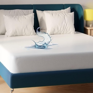 Niagara Waterproof Mattress Protector Twin 39×75 Cover Deep Pocket Breathable Noiseless 8-20Inches Bed Smooth Jersey Mattress Pad Cover Fully Ultra Thin Polyester(Simple White)