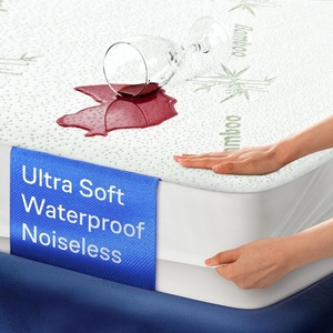 Niagara Waterproof Mattress Protector Twin 39×75 Cover Deep Pocket Breathable Noiseless 8-20Inches Bed Smooth Jersey Mattress Pad Cover Fully Ultra Thin Polyester(Green)