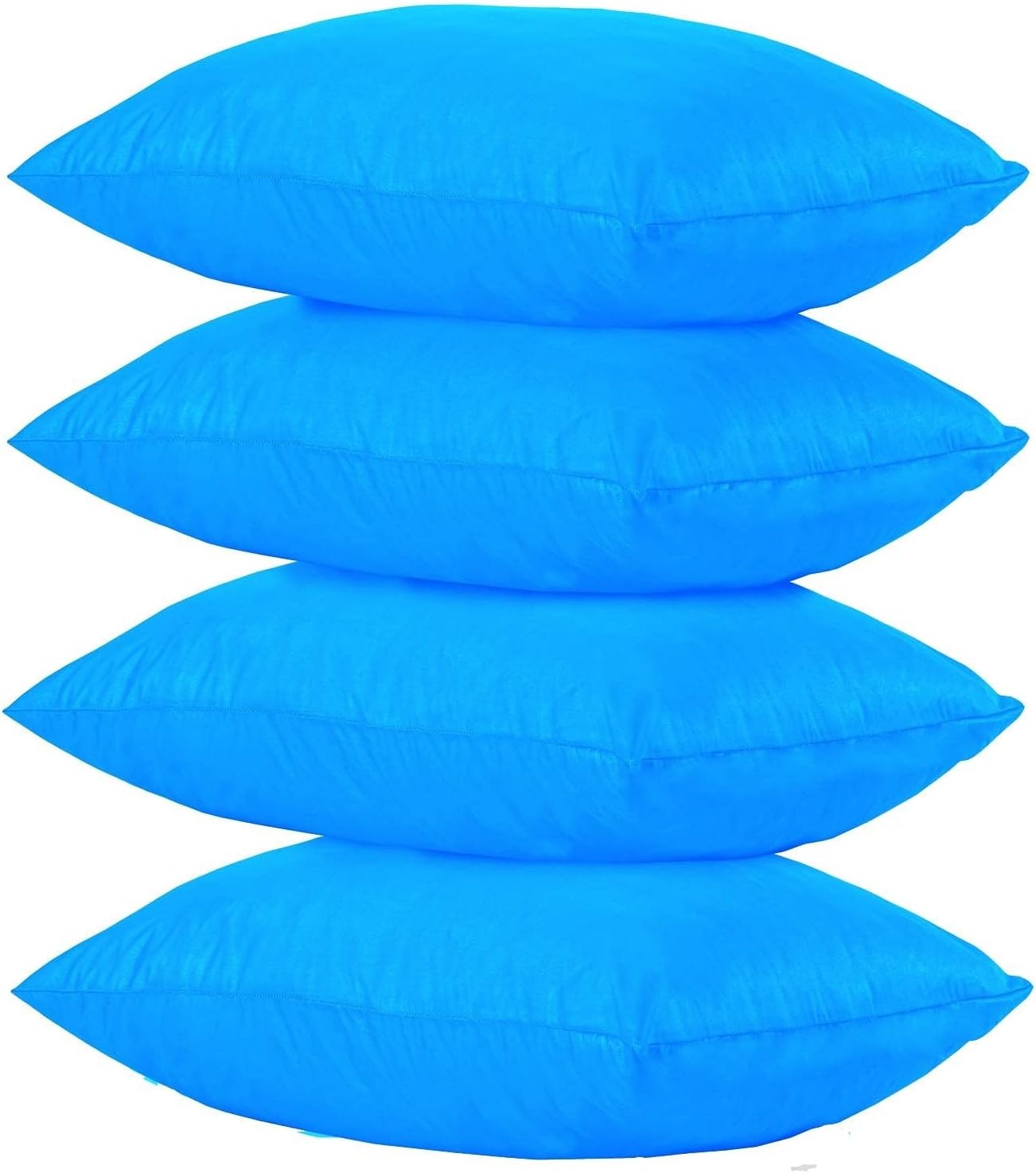 image:image4 Pack Waterproof Pillow Protectors Standard 20x26 Inches Smooth Zipper Premium Encasement Covers Quiet Cases SetGrey
