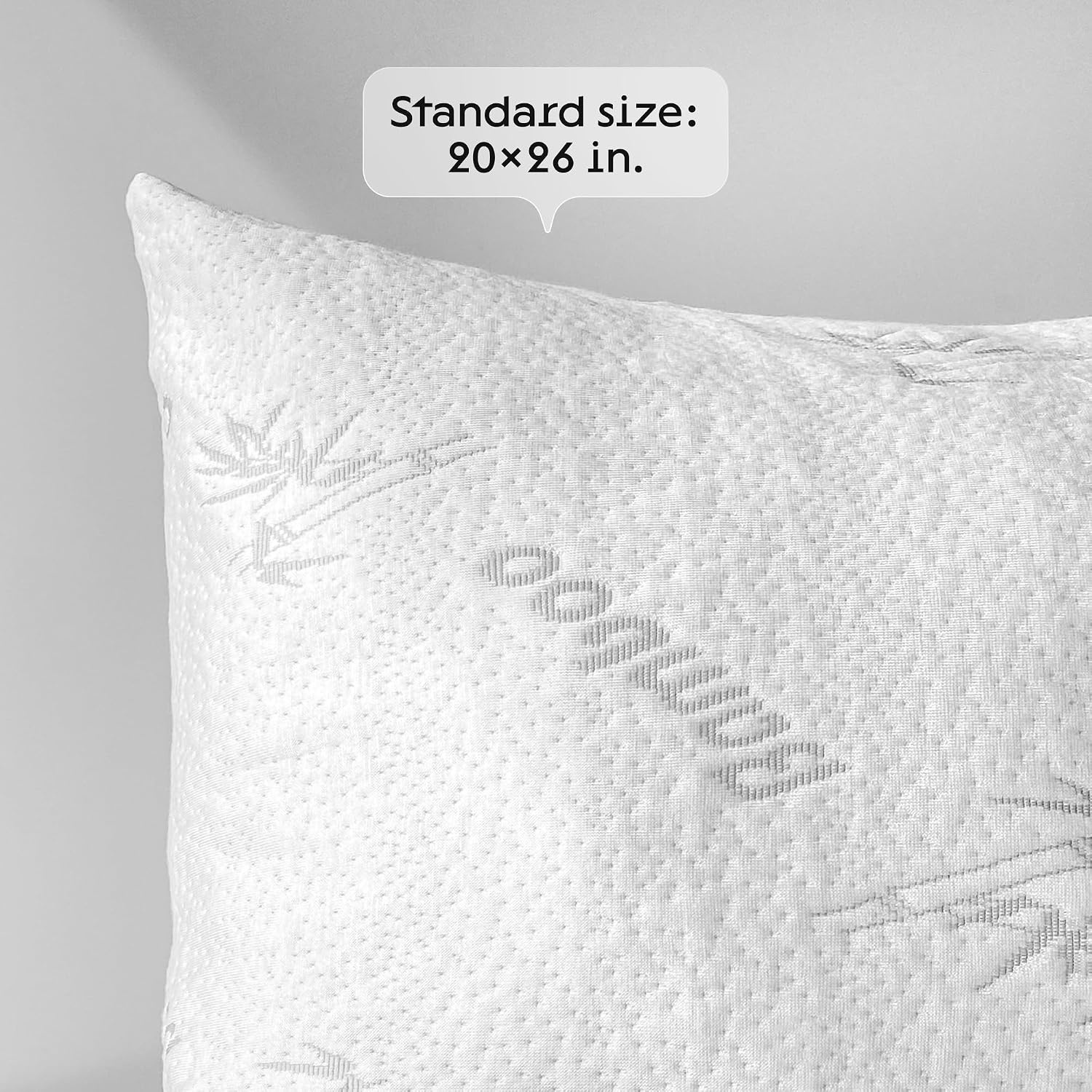 image:imageCloudLike Pillow Protectors with Zipper King Size Breathable Cooling Pillow Covers for Hot Sleeprers 100 Resistant to Stains Dust amp Dirt Green 2Pack2pack White