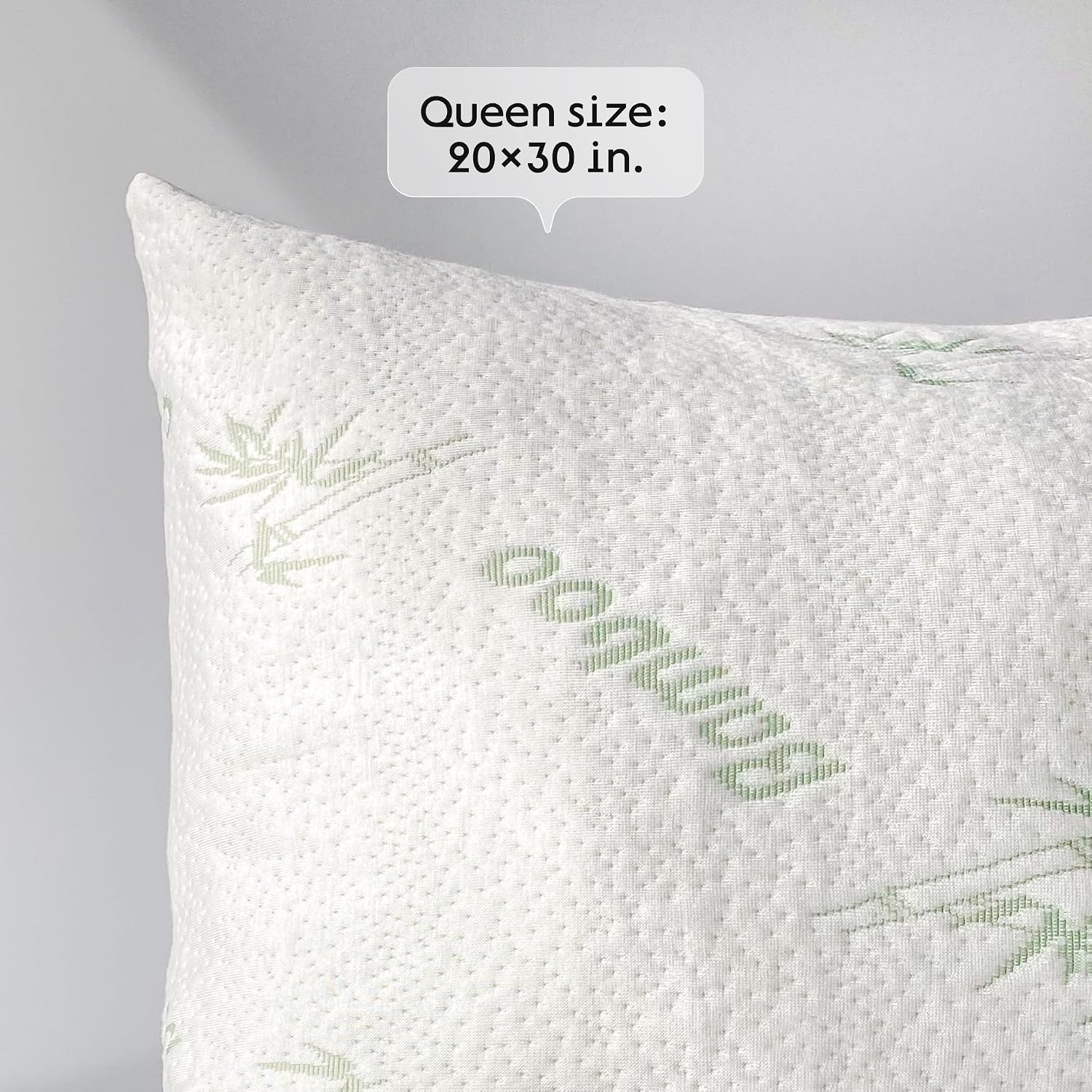 image:imageCloudLike Pillow Protectors with Zipper King Size Breathable Cooling Pillow Covers for Hot Sleeprers 100 Resistant to Stains Dust amp Dirt Green 2PackGreen