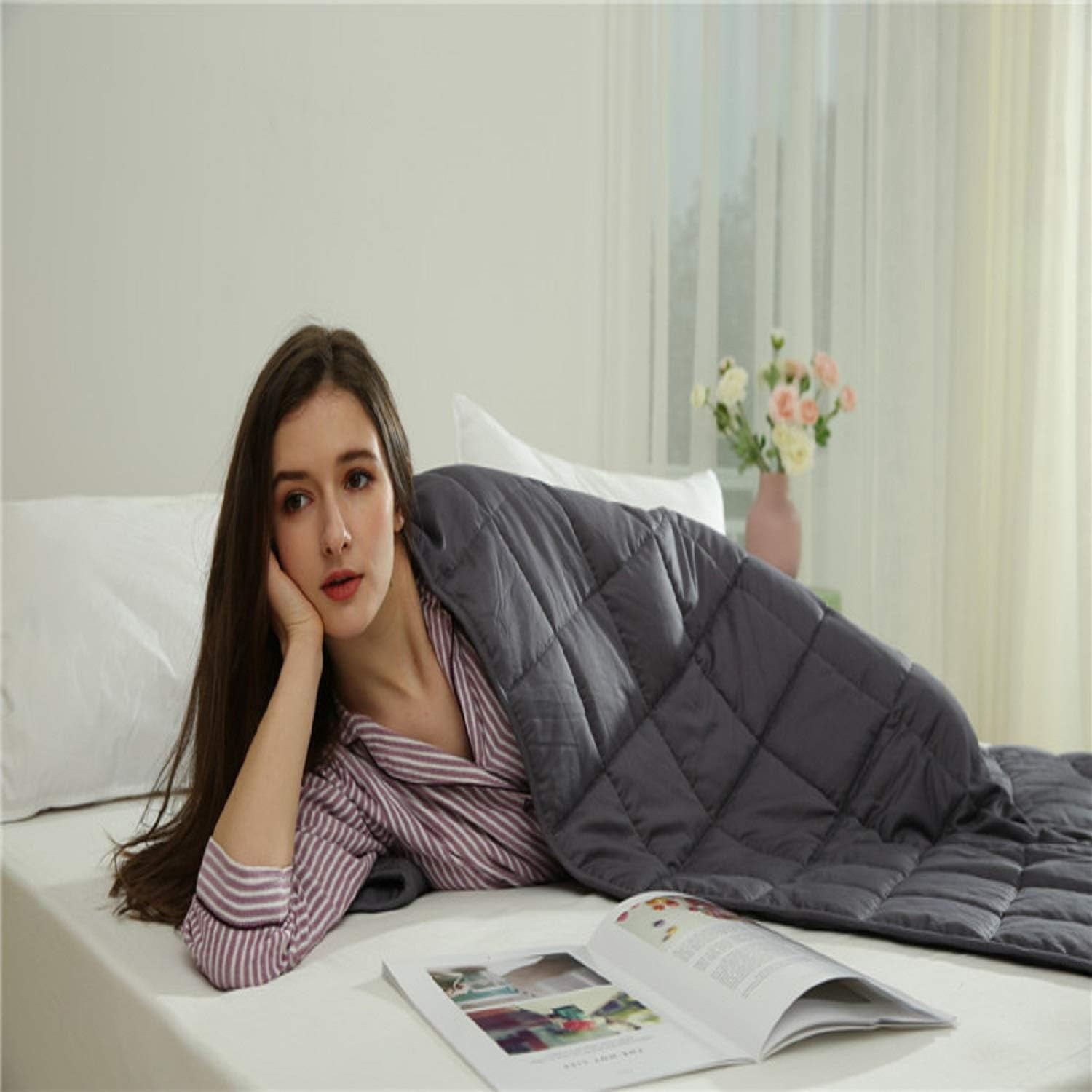 image:imageNiagara Waterproof Pillow Protectors King 4 Pack Cotton Terry 100 Waterproof Cooling Zippered Cotton White T Pillow Encasement Washable Long Life Soft BreathableKing